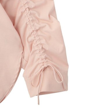 Green Parks 【WEB限定】ドロストシャーリングウエストタックシャツⅡ Pink