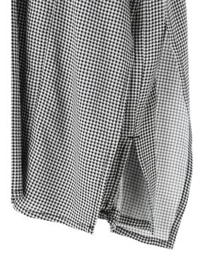 Green Parks 接触冷感　アソート柄ブラウス Gingham Check
