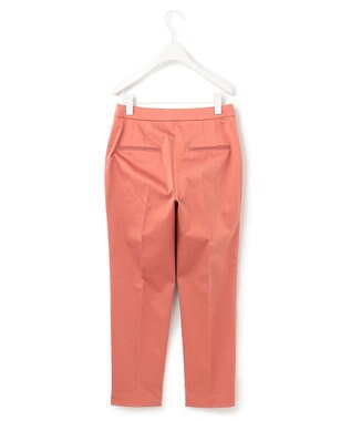 ICB 【洗える】T/Cストレッチサテン スティックパンツ サーモン系