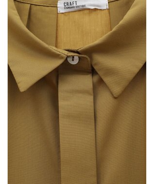 CRAFT STANDARD BOUTIQUE ステンサイドソリッドブラウス Camel