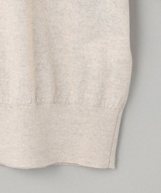 GOTAIRIKU 25年新作【洗える/チクチクしにくい/ピリングしにくい】イタリア糸 ハイゲージ カバーネックニット_WOOL100％ アイボリー系