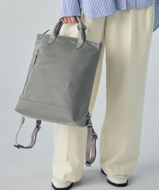 Atelier nuu RAIZON トートリュックエアリー グレー