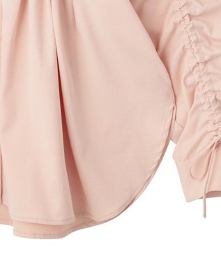 Green Parks 【WEB限定】ドロストシャーリングウエストタックシャツⅡ Pink