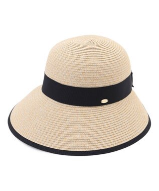 TOCCA 【サイズ調整可】HALF BRIM RIBBON HAT ブレードハット ベージュ系