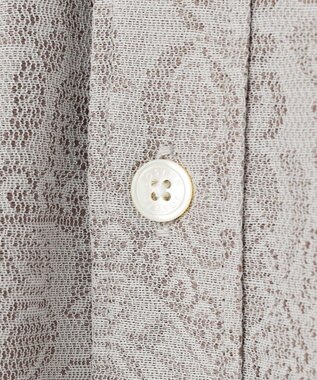 JOSEPH HOMME 【新柄】ヨシタレース　レギュラーカラー半袖シャツ ライトグレー系