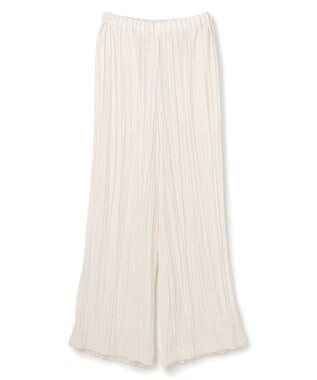 uncrave マシーンプリーツ ギャザーパンツ オフ