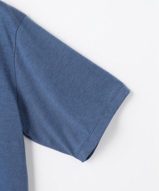 ANY シアーネップロゴＴシャツ ブルー