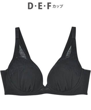 WACOAL ブラジャー 【小さく見せるブラ】 着やせ効果 ボリュームを逃がしてほっそり 脇高設計 Hカップまで対応 大きいサイズ レディース フルカップ BMM322 /ワコール