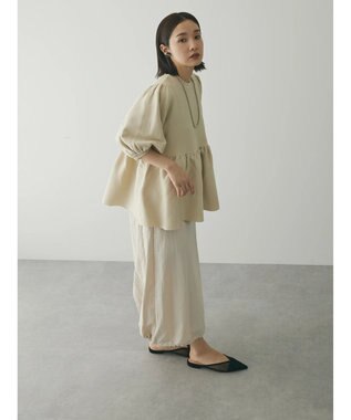 Green Parks armonia. サスペンダー付きスカート Khaki