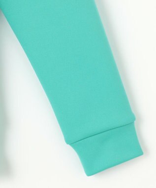 23区GOLF 冬の暖か名品トップス【WOMEN】ストレッチ 裏フリース ピーコックグリーン系