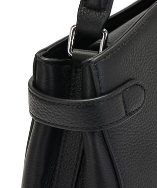 style code [Lyrss/リルス] 牛革 クラシック フラップ レザー ハンドバッグ ブラック