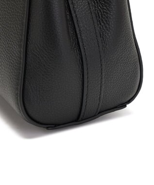 style code [Lyrss/リルス] 牛革 クラシック フラップ レザー ハンドバッグ ブラック