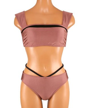 San-ai Resort（三愛水着楽園） シアーパーツバンドゥビキニ　9M 　【San-ai Resort（サンアイリゾート）】 ピンク