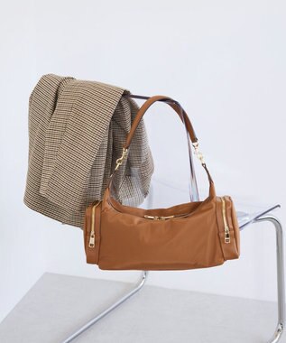 TOPKAPI 【TREASURE TOPKAPI】ナイロン サイドポケット ワンハンドル ショルダーバッグ キャメル