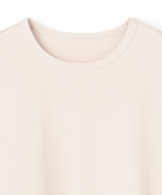 UNFILO 【野呂佳代さん着用】BEAUTY FORM-T フリルヘム Tシャツ グレージュ