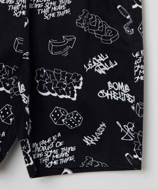 WEGO 【ウエストゴム/手洗い可】パターンイージーショーツ 柄2