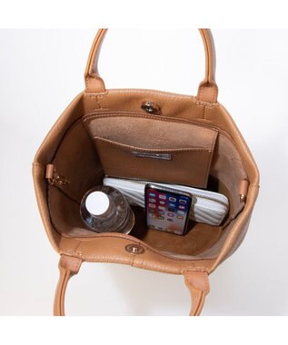 UNBILLION カシュカシュ cachecache / タッセル付きバケツ2wayバッグ キャメル