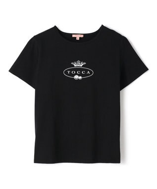 TOCCA 【洗える】TOCCA LOGO TEE Tシャツ [新色]ブラック系
