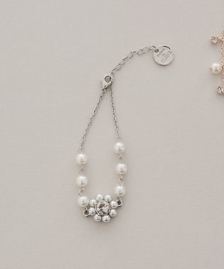 Maison de FLEUR パールフラワーブレスレット Silver