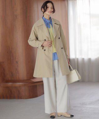 組曲 L オーガンスウェット ニット スプレーイエロー系