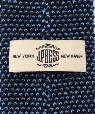 J.PRESS MEN 【J.PRESS KNIT TIE COLLECTION】無地 ニットネクタイ ネイビー系