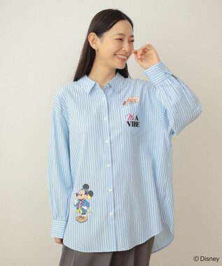 Green Parks ミッキー＆フレンズ／オーバーサイズシャツ