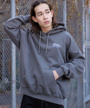 WEGO ピグメントグラフィックプルパーカー 柄4