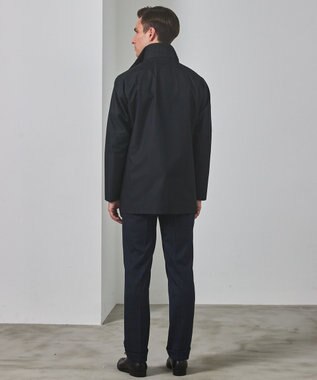 GOTAIRIKU 【仕事で着用可】ラスタードビー フーデッドブルゾン_地柄(24/25年モデル) ネイビー×チェック地柄(24年新色)