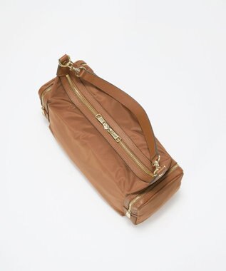 TOPKAPI 【TREASURE TOPKAPI】ナイロン サイドポケット ワンハンドル ショルダーバッグ キャメル