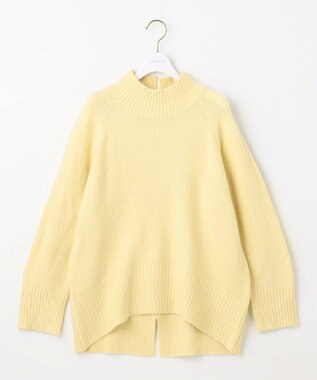ANY SIS  【大人百花掲載 ヨンアさん着用】ハイネックバックポイント ニット ハニーイエロー