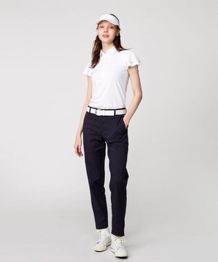 23区GOLF 【WOMEN】【撥水/ストレッチ】スケトラドビーストレッチベーシックパンツ 透け感軽減 ネイビー系