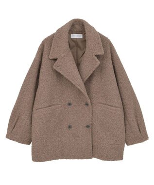 Green Parks ブークレＰコート Mocha