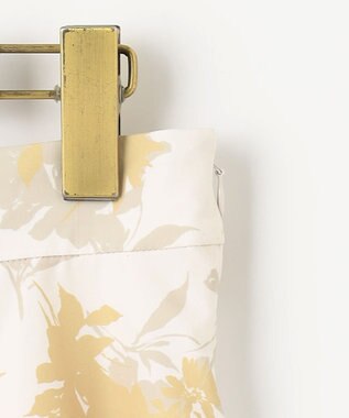 ANY SIS 【撥水】シルエットフラワー スカート イエロー系