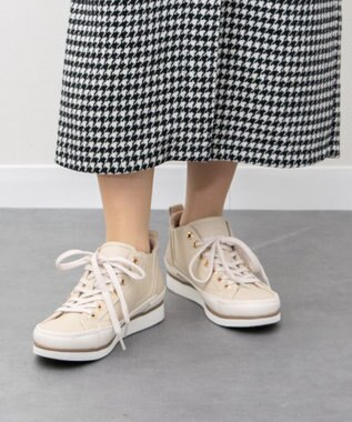 INTER-CHAUSSURES 【BUSSOLA】サイドゴアミドルカットスニーカー