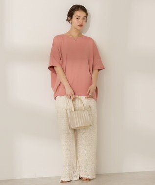 AMERICAN HOLIC 【WEB限定】【UVカット＋接触冷感】 コクーンカットプルオーバー Pink