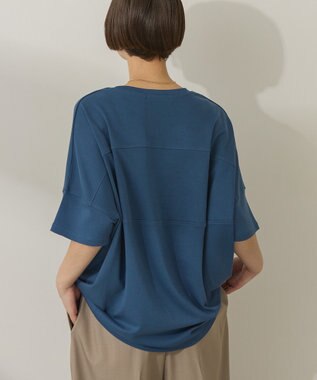 AMERICAN HOLIC 【WEB限定】【UVカット＋接触冷感】 コクーンカットプルオーバー Navy