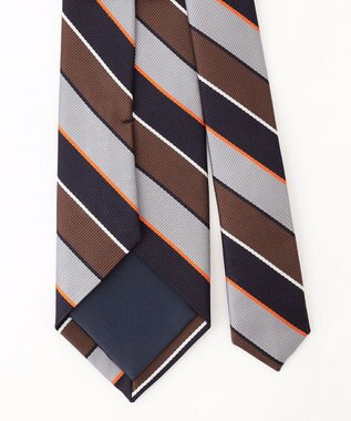 J.PRESS MEN オーセンティック / レジメンタル ネクタイ ダークブラウン系2