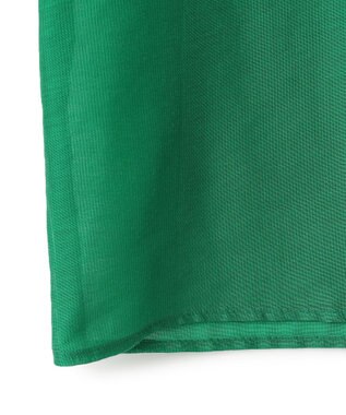 UNFILO ライトシアー クロップドシャツ グリーン