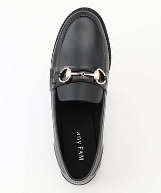 ANY 【晴雨兼用】撥水ローファー ブラック