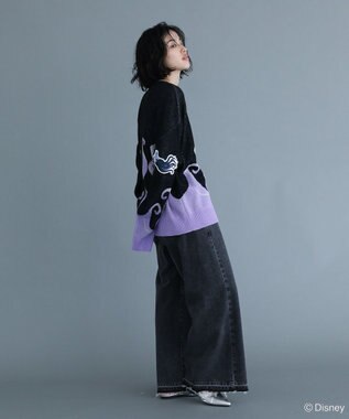 Green Parks VILLAINS/アースラ/ジャガードニット Purple