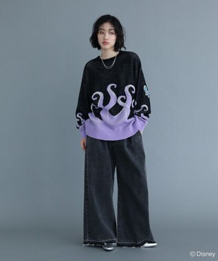 Green Parks VILLAINS/アースラ/ジャガードニット Purple