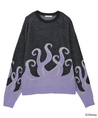 Green Parks VILLAINS/アースラ/ジャガードニット Purple