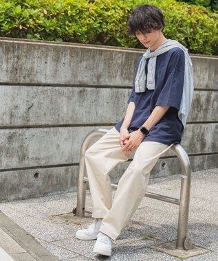 WEGO 【ユニセックス着用ITEM/ウエストゴム/手洗い可】シェフパンツ ベージュ