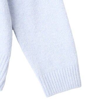 YECCA VECCA スリットタートルネックニット Sax