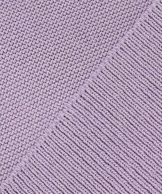 自由区 【洗える】コットンストレッチホールガーメント プルオーバーニット ローズ系