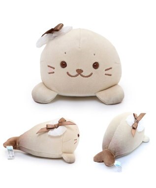 Mother garden しろたん ラテ マスコット ぬいぐるみ 15cm 【単品】 カフェラテ