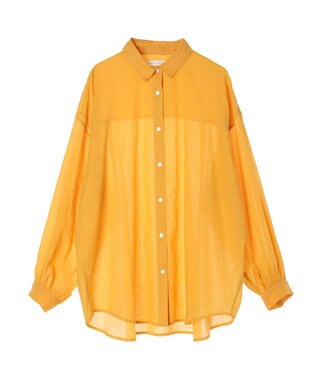 AMERICAN HOLIC 接触冷感＋速乾　強撚シアーボイルＢＩＧシャツ Orange