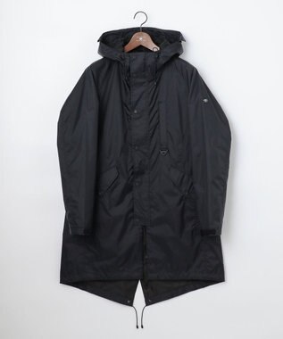 JOSEPH ABBOUD MOUNTAIN 【UNISEX】リサイクルナイロンリップ コート ブラック系