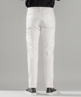 JOSEPH HOMME 新色・新型【抜群のストレッチ性/光沢素材】ハイパワーソフトストレッチ デザインパンツ/ STICK DESIGN ホワイト系