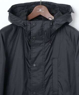 JOSEPH ABBOUD MOUNTAIN 【UNISEX】リサイクルナイロンリップ コート ブラック系